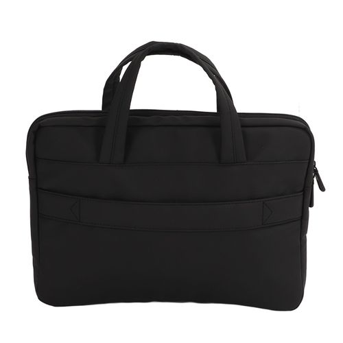 Mallette noire etanche pour homme, sacoche de bureau decontractee pour documents et ordinateur portable