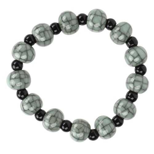Bracelet De Perles Exquis En Porcelaine, Perles De Guerison, Energie Des Chakras, Pour Femmes Et Hommes