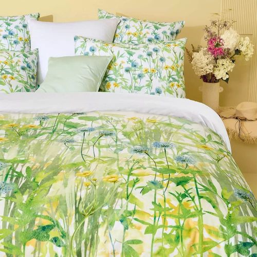 Housse De Couette Percale De Coton 80 Fils/Cm² 240x220 Cm + 2 Taies