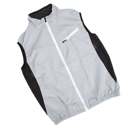 Gilet rafraichissant pour homme et femme, 3 niveaux reglables, en maille respirante, avec 2 ventilateurs, ideal pour le travail par temps chaud, taille XL