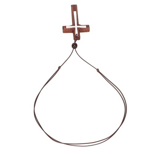 Pendentif crucifix, collier decoratif de style simple, decoration de retroviseur pour hommes et femmes