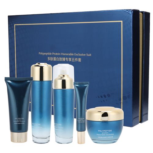 Bisutang Coffret De Soins Pour La Peau Nettoyant Visage Hydratant Serum Lotion Creme Contour Des Yeux Kit De Soins Du Visage 