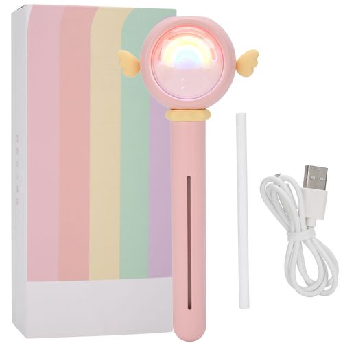 Mini brumisateur pour le visage, humidificateur et diffuseur portable USB, mignon, dessin anime, pour la maison et le bureau, rose