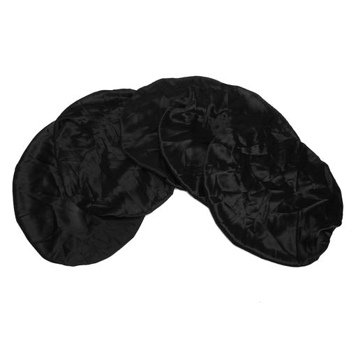 Lot De 5 Bonnets De Douche Impermeables Pour Le Bain, Protection Professionnelle Pour Salon De Coiffure, Noirs 