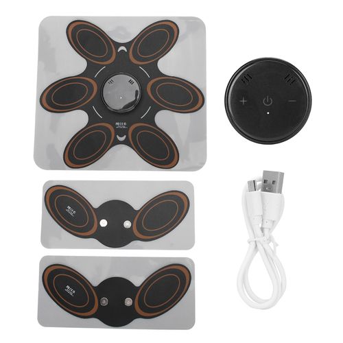 Mini Masseur Electrique Pour Le Cou, Diffusion Vocale, Soulagement De La Fatigue, Massage Cervical Par Impulsions, Autocollant, Noir