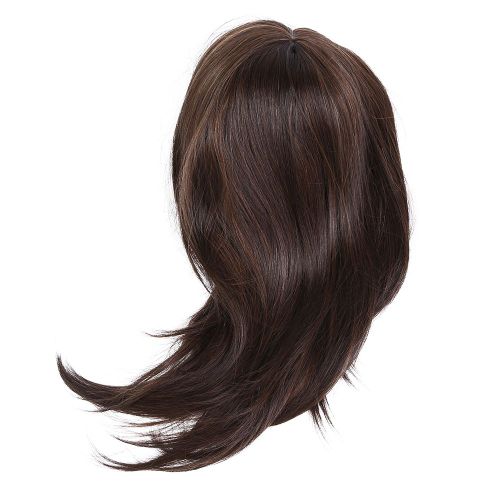 Perruque Synthetique Marron Ajustable Pour Femme, Perruque Tendance Pour Cosplay, Fete, Avec Frange, 52 Cm