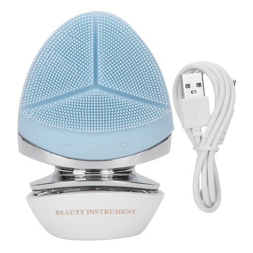 Appareil De Nettoyage Du Visage Par Luminotherapie, Lifting, Raffermissement, Anti-Acne, Soin Du Visage, Nettoyeur Des Pores (Bleu)