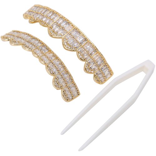 Ensemble De Dents Hip Hop, Grilles De Dents Glacees, Decoration De Dents Pour Hommes Et Femmes 