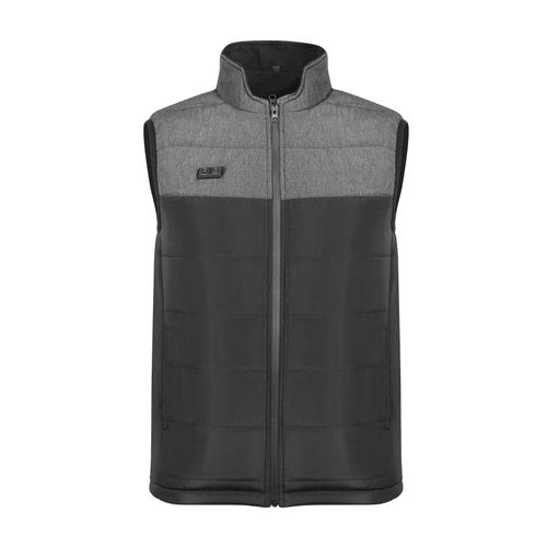 Fba Se Specialise Dans Les Gilets Chauffants Usb Smart Dualcontrol, Gilets Chauffants En Coton Pour Hommes, Vestes A Col Montant, Gilets Chauffants Electriques Pour Personnes Agees Et D'age Moyen, Couleurs Assorties (Noir Et Gris) Xl (Xl)