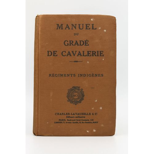 Manuel Du Gradé De Cavalerie – Régiments Indigènes – Charles-Lavauzelle