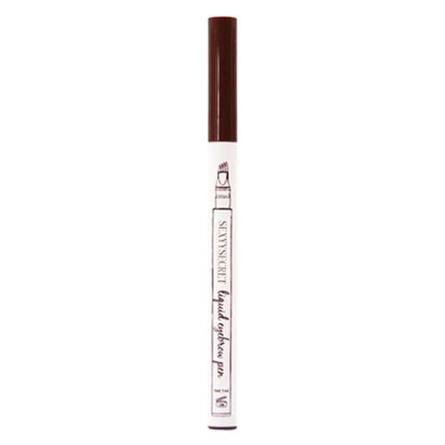 Crayon A Sourcils Liquide Professionnel A 4 Pointes, Resistant A L'eau Et Longue Tenue, Pour Maquillage Des Sourcils, Marron 