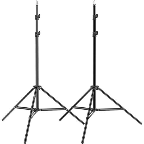 NEEWER Lot de 2 190cm Support Lumineux en Alliage Aluminium Trépied Lumineux pour Kits d'Eclairage Studio- 6,23 pieds 190cm