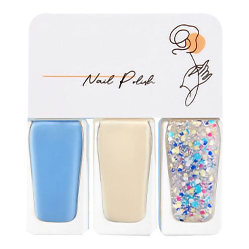 Lot De 3 Vernis A Ongles A Base D'eau Pour Femmes, Faciles A Decoller Et A Sechage Rapide, Pour Rendez-Vous, Fete D'halloween, T12 