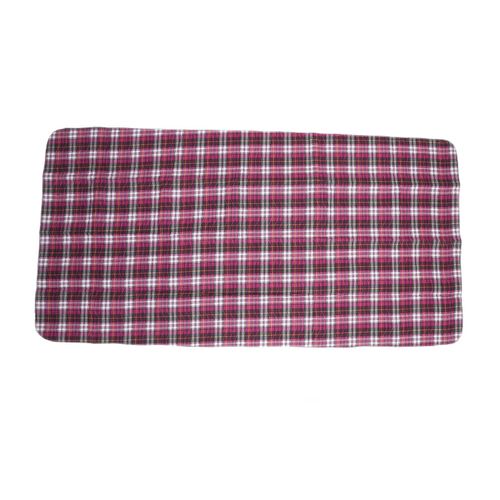 Alese Pour Incontinence, Motif Ecossais Violet, Lavable, Reutilisable, Tres Absorbante, Pour La Maison, L'hopital Et L'interieur, 60 X 90 Cm