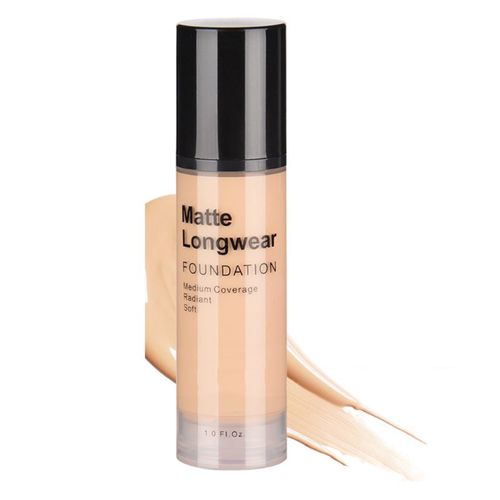 Fond De Teint Anti-Cernes, Anti-Sebum, Anti-Transpiration, Longue Tenue, Mat, 30 Ml 