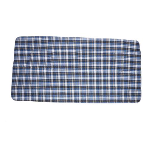 Aleses D'incontinence Multi-Usages, Impermeables, Reutilisables Et Lavables, Pour Adultes Et Personnes Agees, Motif Ecossais Bleu, 180 X 200 Cm
