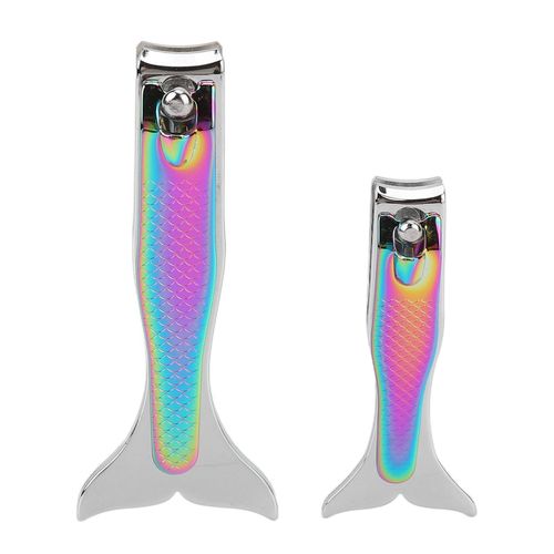 Coupe-Ongles 2 Tailles, Coupe-Ongles En Acier Inoxydable Degrade De Couleurs Pour Les Doigts Et Les Pieds, Pour Hommes Et Femmes Adultes 