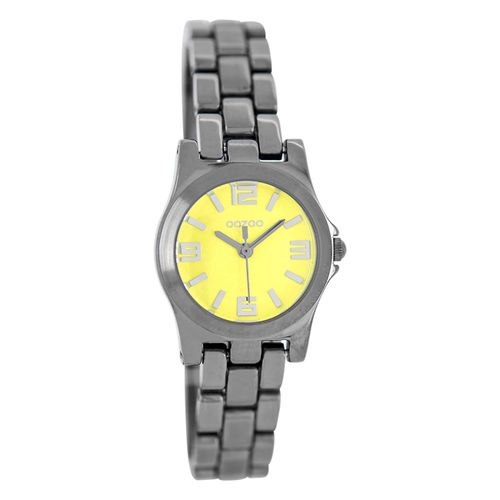 Montre-Bracelet Analogique Argentée Mate Pour Femme «&nbspoozoo &nbsp» Avec Bracelet En Métal. Uoc6221a
