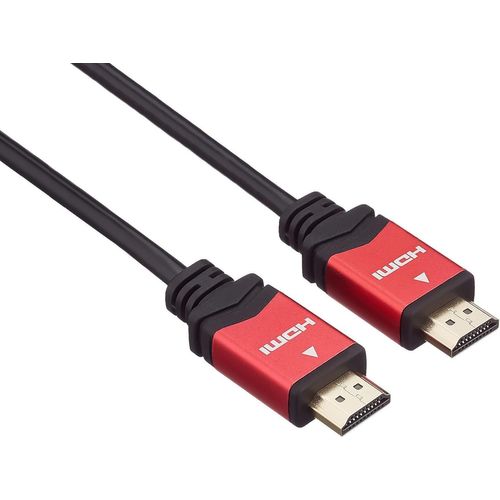 4K Câble Hdmi Haute Vitesse M/M 10.2Gbps Avec Ethernet, Compatible Avec Vidéo 4K@30Hz 2160P, Full Hd 1080P, 3X Blindé, Deep Color, 3D, Arc, Hdr, Connecteurs Plaqués Or, Argent Roug[BLE7111488]