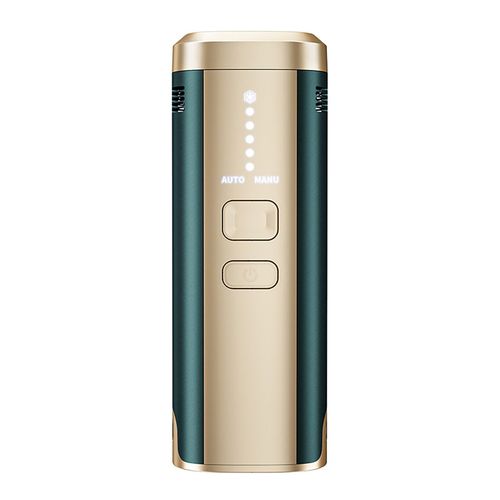 Epilateur Laser Ipl Permanent A 5 Vitesses, Mode Refroidissement Par Glace, Indolore, Longue Duree, Reglable, Vert Givre