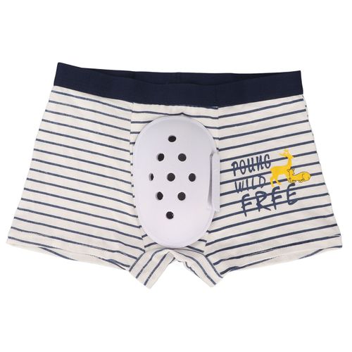 Sous-Vetements De Circoncision Pour Enfants, En Coton Doux Et Respirant, Apres Une Chirurgie Du Prepuce, Motif Fauve Raye, 40 A 49 Kg