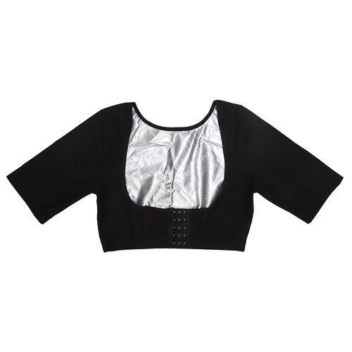 Combinaison De Sudation A Manches Courtes Pour Femme, Sechage Rapide, Retient La Chaleur, Sculpte Le Corps, Taille Haute, L