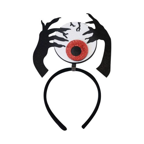 Bandeau Decoratif Pour Halloween, Accessoire En Feutre, Tete D'araignee, Globe Oculaire, Accessoire De Deguisement Pour Fete D'horreur, Cosplay