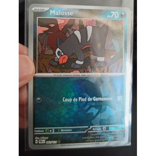 Pokémon Malosse 062 / 131 + Logo Pokeball Évolutions Prismatiques Ev8.5