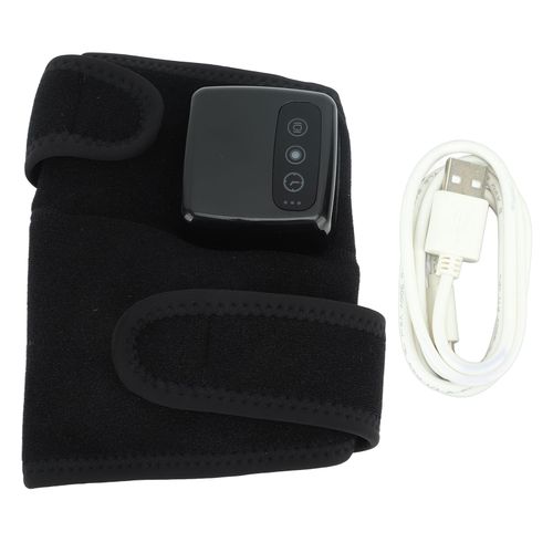 Genouillere chauffante avec massage, 3 modes de vibration, rechargeable, reduit la douleur