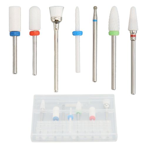 Lot De 7 Forets A Ongles Professionnels, Precis Et Clairs, Pour Le Nettoyage, La Mise En Forme Et La Coupe 