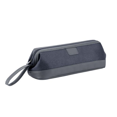 Sac de rangement pour seche-cheveux, sac de voyage pour accessoires de seche-cheveux, sac pour fer a lisser et a boucler, gris fonce