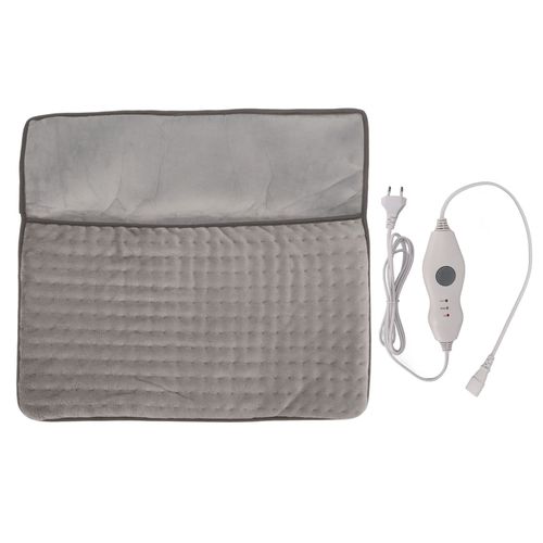 Coussin chauffant electrique pour les pieds, reglage de la temperature a 3 niveaux, chauffage rapide, protection contre la surchauffe, prise UE 220 V
