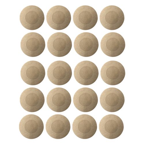Lot De 20 Cache-Tetons Jetables Pour Femmes, Adhesifs Et Souples, Pour Robe De Mariee, Ronds, Taille Unique 