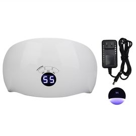 Lampe Uv Led Professionnelle Pour Ongles, Ecran Lcd 50 W, Seche-Ongles, Lampe De Manucure Avec 3 Reglages De Minuterie, Capteur Automatique, Prise Us 100-240 V 