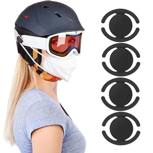 Casque De Ski, Protection Faciale, Support Anti-Avc Pour Skieurs Et Snowboardeurs