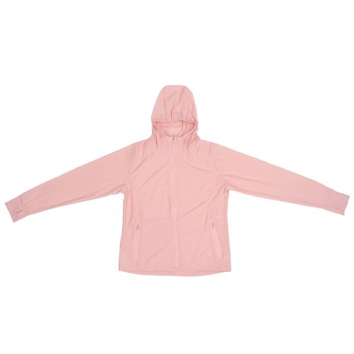 Sweat A Capuche De Protection Solaire Pour Femme, Veste De Protection Uv A Manches Longues, Respirante Et Tendance (Rose) M