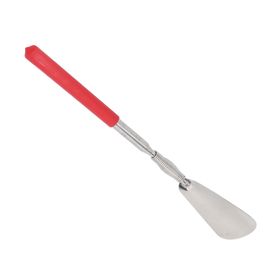 Chausse-Pied Long En Acier Inoxydable, Retractable, Reglable, Durable, Antirouille, Portable, A Long Manche, Rouge, 11 A 30 Pouces
