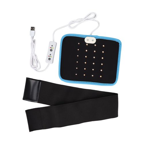 Ceinture De Luminotherapie Infrarouge A 24 Puces Lumineuses, Appareil De Luminotherapie Rouge Pour Le Soulagement Des Douleurs Musculaires Du Dos, Des Epaules Et Des Articulations (Bleu)