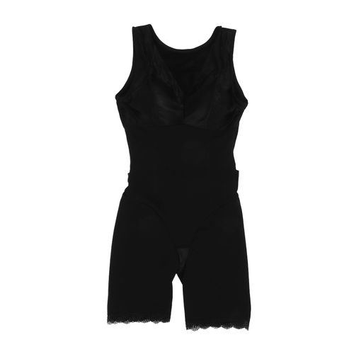 Combinaison Gainante Une Piece Pour Femme, Vetement Gainant Et Sculptant, Noir, Taille Xxxl
