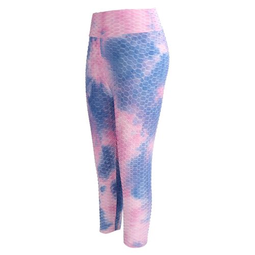 Pantalon De Yoga Pour Femme, Imprime Camouflage, Rehausseur De Fesses, Amincissant, Taille Haute, Fitness, Moulant, Taille M