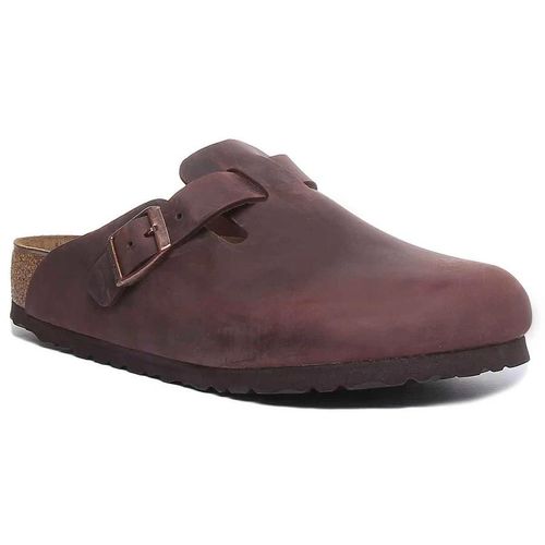 Pantoufles Birkenstock Boston Oiled Nubuck Habana - 37