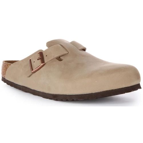 Sabots Birkenstock Boston Waxy Tabac Marron - 40