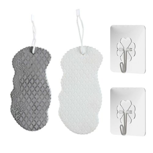 Eponge De Bain Exfoliante Douce Pour Eliminer Les Peaux Mortes, Eponge Corporelle Pour Le Nettoyage, Eponge Exfoliante Pour Le Corps, Eponge De Massage, Eponge De Bain Et De Douche 