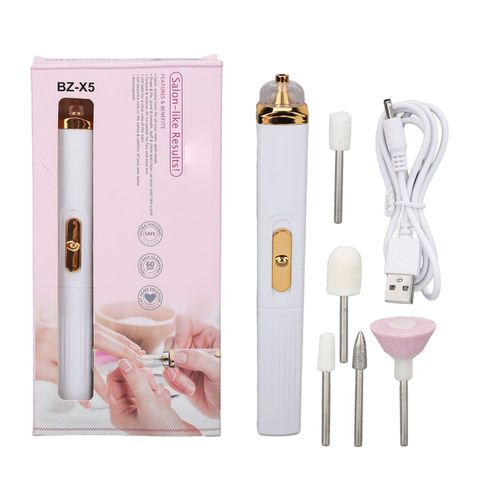 Ponceuse A Ongles Electrique Sans Fil, 2 Vitesses, Rechargeable Par Usb, Outil Portable Pour Le Soin Des Mains Et Des Pieds, Pour Le Polissage, La Finition Et Le Polissage. 