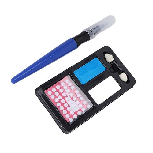 Kit De Peinture Pour Le Visage Et Le Corps 2 Couleurs, Palette De Peinture Pour Le Visage Soluble Dans L'eau, Modele De Tatouage Temporaire 