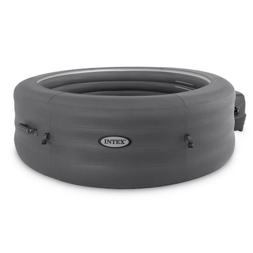 Spa Gonflable Intex PureSpa Access Rond 4 Places – 100 Diffuseurs Bulles, Chauffage 40°C, Panneau Digital, Facile à Installer