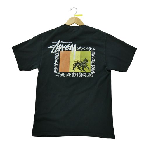 Reconditionné - T-Shirt Manches Courtes Homme Vintage - Taille M - Homme - Noir