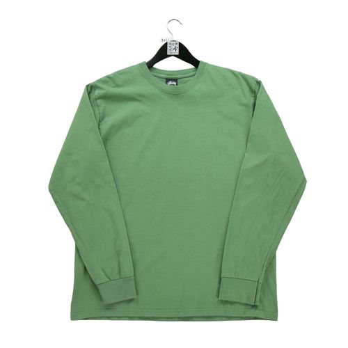 Reconditionné - T-Shirt Manches Longues Homme Vert - Taille L - Homme - Vert