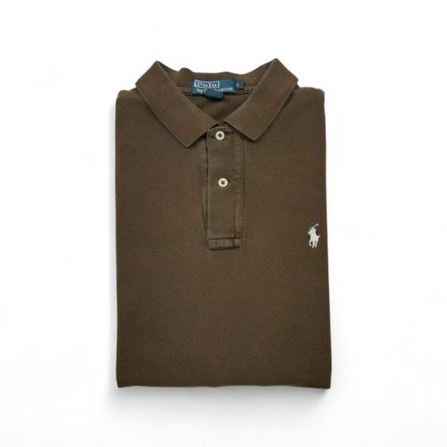 Reconditionné - Polo Manches Courtes Homme - Taille L - Homme - Marron