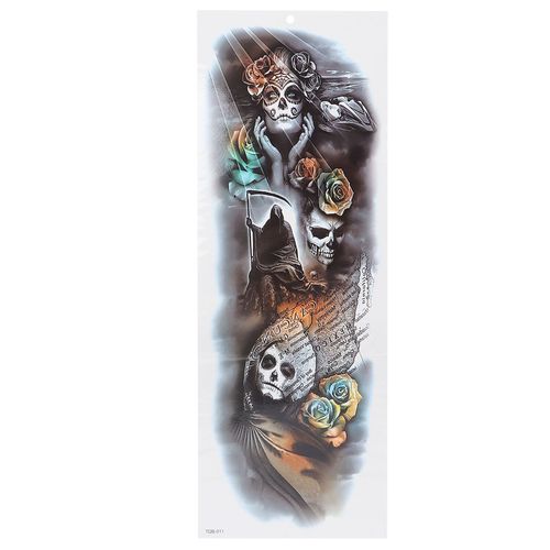 Tatouage Temporaire Pour Bras Complet, Impermeable, Pour Homme Et Femme, Tqb-011 